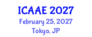 International Conference on Aerospace and Aviation Engineering (ICAAE) February 25, 2027 - Tokyo, Japan