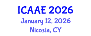 International Conference on Aerospace and Aviation Engineering (ICAAE) January 12, 2026 - Nicosia, Cyprus