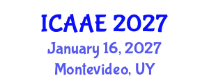 International Conference on Aerospace and Aviation Engineering (ICAAE) January 16, 2027 - Montevideo, Uruguay