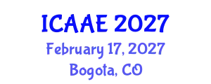 International Conference on Aerospace and Aviation Engineering (ICAAE) February 17, 2027 - Bogota, Colombia