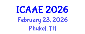International Conference on Aerospace and Aviation Engineering (ICAAE) February 23, 2026 - Phuket, Thailand