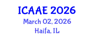 International Conference on Aerospace and Aviation Engineering (ICAAE) March 02, 2026 - Haifa, Israel