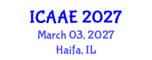 International Conference on Aerospace and Aviation Engineering (ICAAE) March 03, 2027 - Haifa, Israel