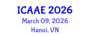 International Conference on Aerospace and Aviation Engineering (ICAAE) March 09, 2026 - Hanoi, Vietnam