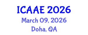 International Conference on Aerospace and Aviation Engineering (ICAAE) March 09, 2026 - Doha, Qatar