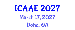 International Conference on Aerospace and Aviation Engineering (ICAAE) March 17, 2027 - Doha, Qatar