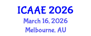 International Conference on Aerospace and Aviation Engineering (ICAAE) March 16, 2026 - Melbourne, Australia