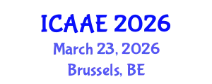International Conference on Aerospace and Aviation Engineering (ICAAE) March 23, 2026 - Brussels, Belgium