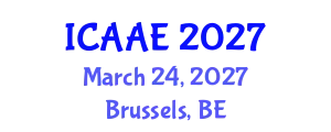 International Conference on Aerospace and Aviation Engineering (ICAAE) March 24, 2027 - Brussels, Belgium