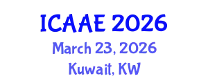 International Conference on Aerospace and Aviation Engineering (ICAAE) March 23, 2026 - Kuwait, Kuwait