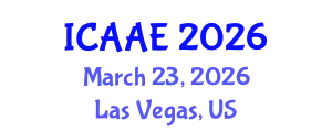 International Conference on Aerospace and Aviation Engineering (ICAAE) March 23, 2026 - Las Vegas, United States