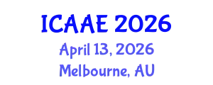 International Conference on Aerospace and Aviation Engineering (ICAAE) April 13, 2026 - Melbourne, Australia