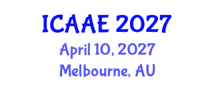 International Conference on Aerospace and Aviation Engineering (ICAAE) April 10, 2027 - Melbourne, Australia