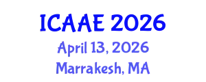 International Conference on Aerospace and Aviation Engineering (ICAAE) April 13, 2026 - Marrakesh, Morocco