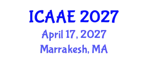 International Conference on Aerospace and Aviation Engineering (ICAAE) April 17, 2027 - Marrakesh, Morocco