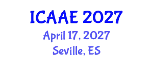 International Conference on Aerospace and Aviation Engineering (ICAAE) April 17, 2027 - Seville, Spain