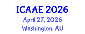 International Conference on Aerospace and Aviation Engineering (ICAAE) April 27, 2026 - Washington, Australia