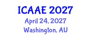 International Conference on Aerospace and Aviation Engineering (ICAAE) April 24, 2027 - Washington, Australia