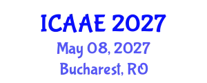International Conference on Aerospace and Aviation Engineering (ICAAE) May 08, 2027 - Bucharest, Romania
