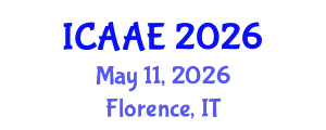 International Conference on Aerospace and Aviation Engineering (ICAAE) May 11, 2026 - Florence, Italy