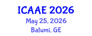 International Conference on Aerospace and Aviation Engineering (ICAAE) May 25, 2026 - Batumi, Georgia
