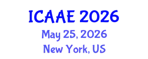 International Conference on Aerospace and Aviation Engineering (ICAAE) May 25, 2026 - New York, United States