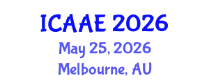 International Conference on Aerospace and Aviation Engineering (ICAAE) May 25, 2026 - Melbourne, Australia