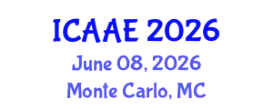 International Conference on Aerospace and Aviation Engineering (ICAAE) June 08, 2026 - Monte Carlo, Monaco