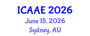 International Conference on Aerospace and Aviation Engineering (ICAAE) June 15, 2026 - Sydney, Australia