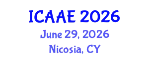 International Conference on Aerospace and Aviation Engineering (ICAAE) June 29, 2026 - Nicosia, Cyprus