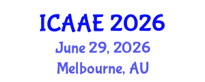 International Conference on Aerospace and Aviation Engineering (ICAAE) June 29, 2026 - Melbourne, Australia