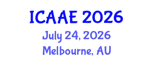 International Conference on Aerospace and Aviation Engineering (ICAAE) July 24, 2026 - Melbourne, Australia