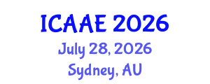 International Conference on Aerospace and Aviation Engineering (ICAAE) July 28, 2026 - Sydney, Australia