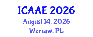 International Conference on Aerospace and Aviation Engineering (ICAAE) August 14, 2026 - Warsaw, Poland