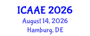 International Conference on Aerospace and Aviation Engineering (ICAAE) August 14, 2026 - Hamburg, Germany
