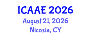 International Conference on Aerospace and Aviation Engineering (ICAAE) August 21, 2026 - Nicosia, Cyprus