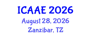 International Conference on Aerospace and Aviation Engineering (ICAAE) August 28, 2026 - Zanzibar, Tanzania