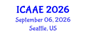 International Conference on Aerospace and Aviation Engineering (ICAAE) September 06, 2026 - Seattle, United States