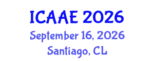 International Conference on Aerospace and Aviation Engineering (ICAAE) September 16, 2026 - Santiago, Chile