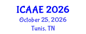 International Conference on Aerospace and Aviation Engineering (ICAAE) October 25, 2026 - Tunis, Tunisia