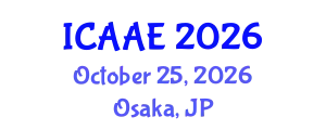 International Conference on Aerospace and Aviation Engineering (ICAAE) October 25, 2026 - Osaka, Japan