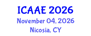 International Conference on Aerospace and Aviation Engineering (ICAAE) November 04, 2026 - Nicosia, Cyprus