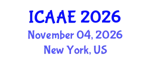 International Conference on Aerospace and Aviation Engineering (ICAAE) November 04, 2026 - New York, United States