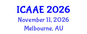 International Conference on Aerospace and Aviation Engineering (ICAAE) November 11, 2026 - Melbourne, Australia