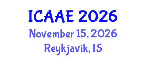 International Conference on Aerospace and Aviation Engineering (ICAAE) November 15, 2026 - Reykjavik, Iceland