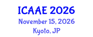 International Conference on Aerospace and Aviation Engineering (ICAAE) November 15, 2026 - Kyoto, Japan