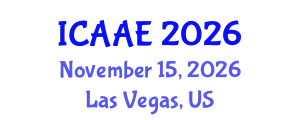 International Conference on Aerospace and Aviation Engineering (ICAAE) November 15, 2026 - Las Vegas, United States