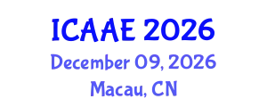 International Conference on Aerospace and Aviation Engineering (ICAAE) December 09, 2026 - Macau, China