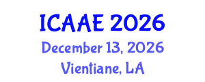International Conference on Aerospace and Aviation Engineering (ICAAE) December 13, 2026 - Vientiane, Laos