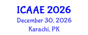 International Conference on Aerospace and Aviation Engineering (ICAAE) December 30, 2026 - Karachi, Pakistan